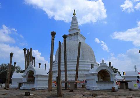 Rathna Deepaya Temple in ancient Anuradhapura