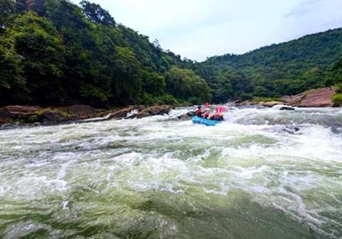 White water rafting adventure in Kitulgala, Sri Lanka