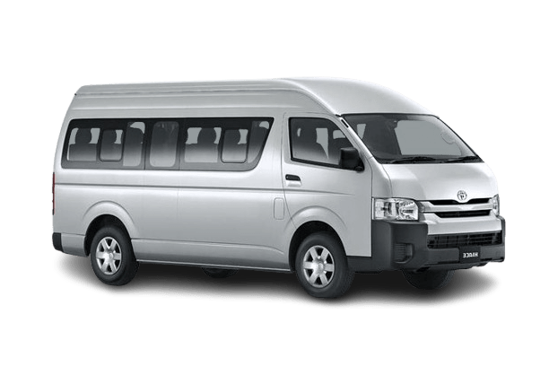 Toyota KDH Super GL 222 mini bus with driver in Sri Lanka