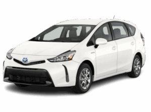 Toyota Prius sedan car rental with private driver in Sri Lanka