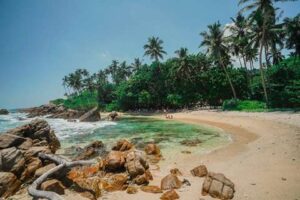 Secret Beach Mirissa hidden bay Sri Lanka