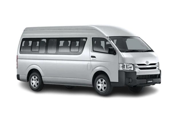 Toyota KDH Super GL 222 mini bus with driver from $ 80 /Day.