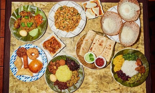 Sri Lanka food tips – traditional dishes including rice and curry, hoppers and kottu